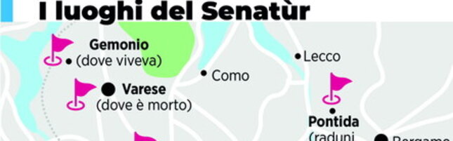 Umberto Bossi, i luoghi del Senatur