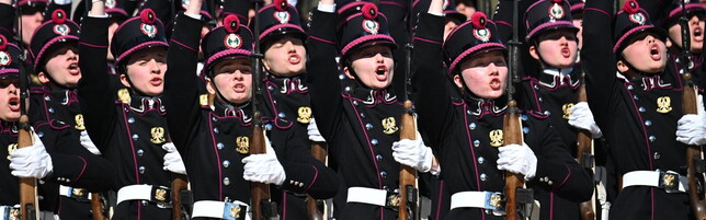 Il giuramento degli Allievi della Scuola Militare Teulié di Milano