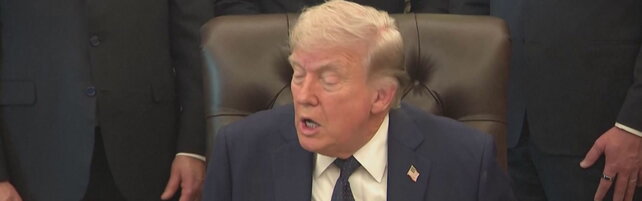 Anteprima: Iran, Trump: "Non userò l'arma nucleare, abbiamo il controllo di Hormuz"