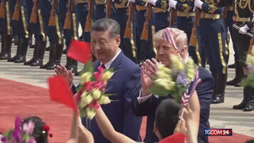 Anteprima: Trump da Xi, accoglienza festosa in Cina