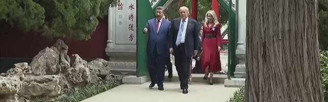Anteprima: Trump visita Zhongnanhai: il tycoon si complimenta per le rose cinesi e Xi promette di in…