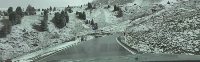 Anteprima: Maltempo, torna l'inverno nel nord Italia: neve sulle Dolomiti e tornado in Polesine