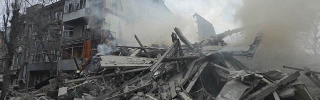 Attacco russo sulla città di Kharkiv