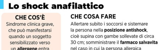 Shock anafilattico: ecco cosa ha colpito Aldo Montano
