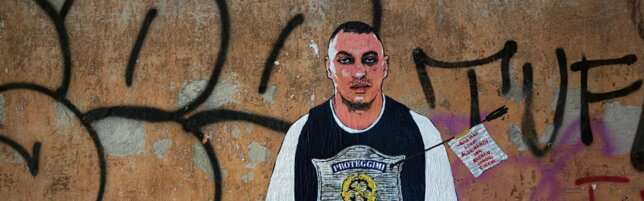Lo street artist Harry Greb dedica un murale a Abderrahim Fakir a Roma