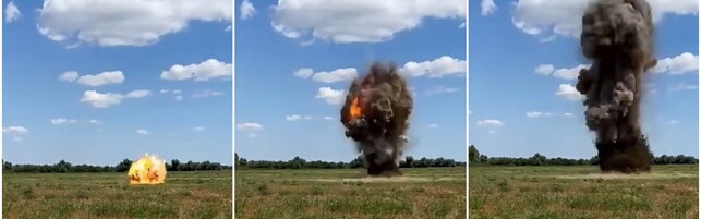 Anteprima: Romania, l'esplosione controllata di un drone