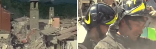 Anteprima: Terremoto Amatrice, la prima telefonata ai vigili del fuoco: "Qui è crollato tutto"