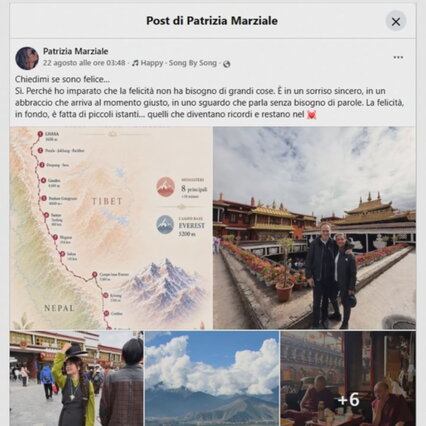 Anteprima: Nepal, l'ultimo post della coppia italo-svizzera ancora dispersa