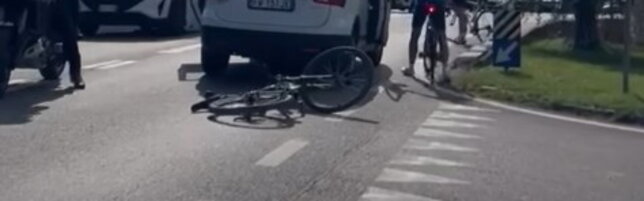 Automobilista litiga con ciclista e lo investe nel Veronese