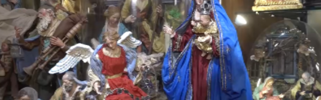 Protesta dei presepi a Napoli