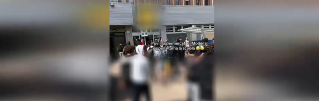 Anteprima: Modena, 50 giovani assaltano un discount: il colpo ripreso e condiviso sui social