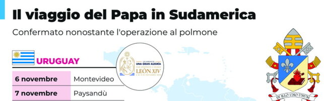 Papa Leone, le tappe del viaggio in Sudamerica