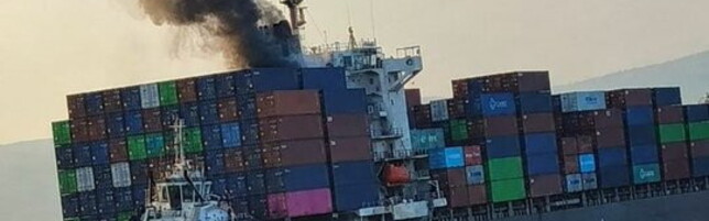 Anteprima: Portacontainer urta una mina e affonda nello Stretto di Hormuz