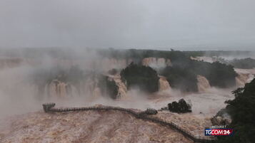 Piena record alle cascate dell'Iguazù