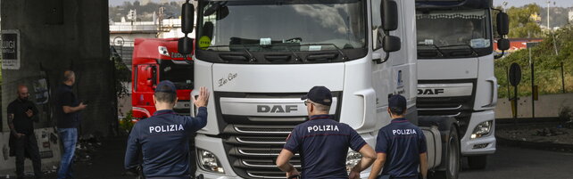 Protesta dei tir, rimossi nella notte i blocchi stradali in Campania